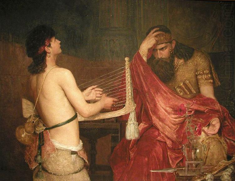 Ernst Josephson David and Saul china oil painting image